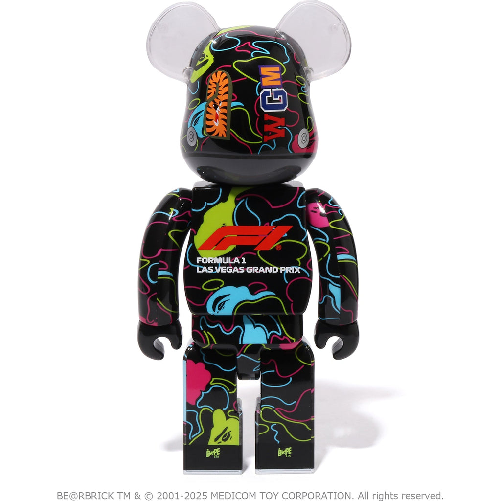 BAPE X F1 LAS VEGAS BE@RBRICK 100%&400%