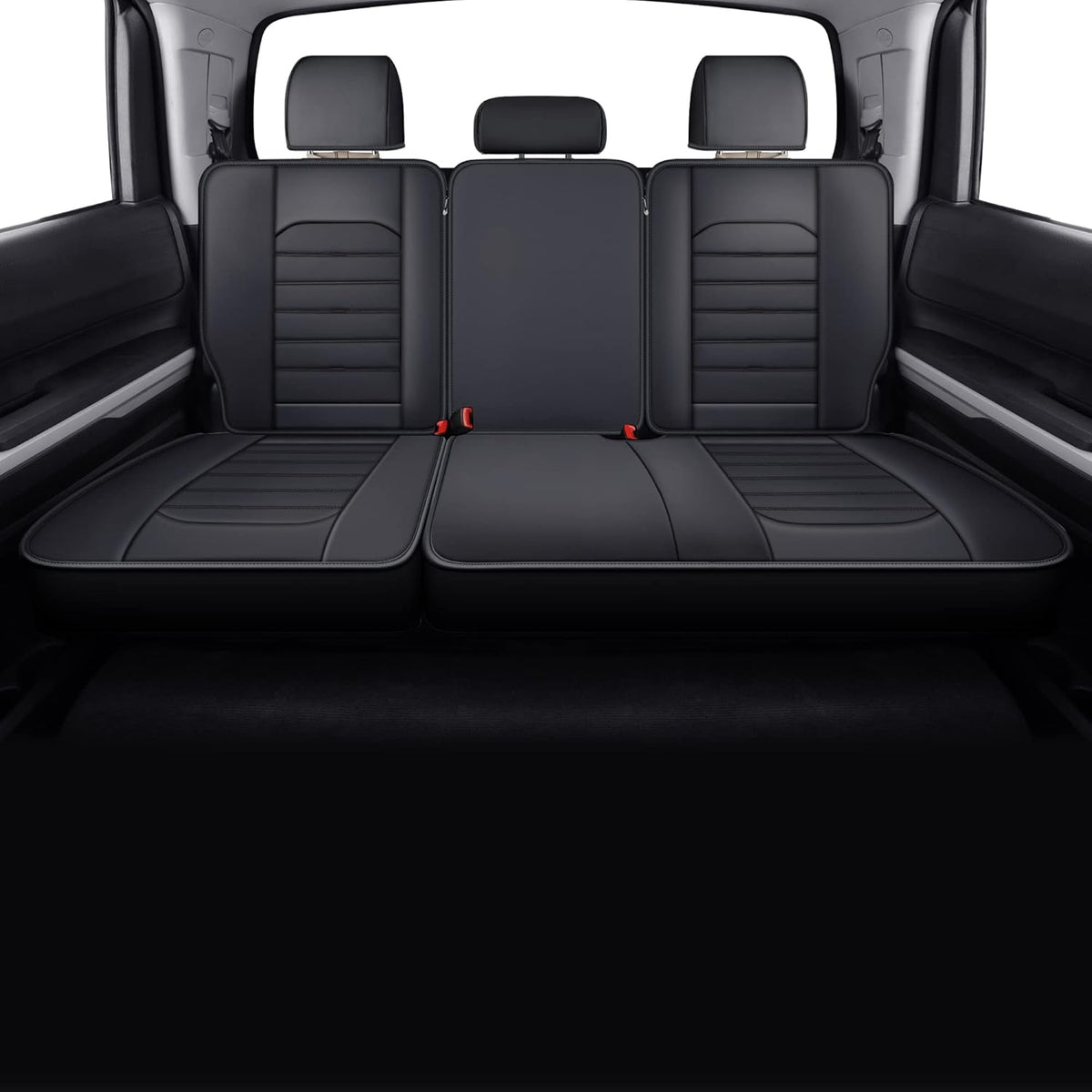 Custom fit Seat Covers with Faux Leather (Gray) T104863