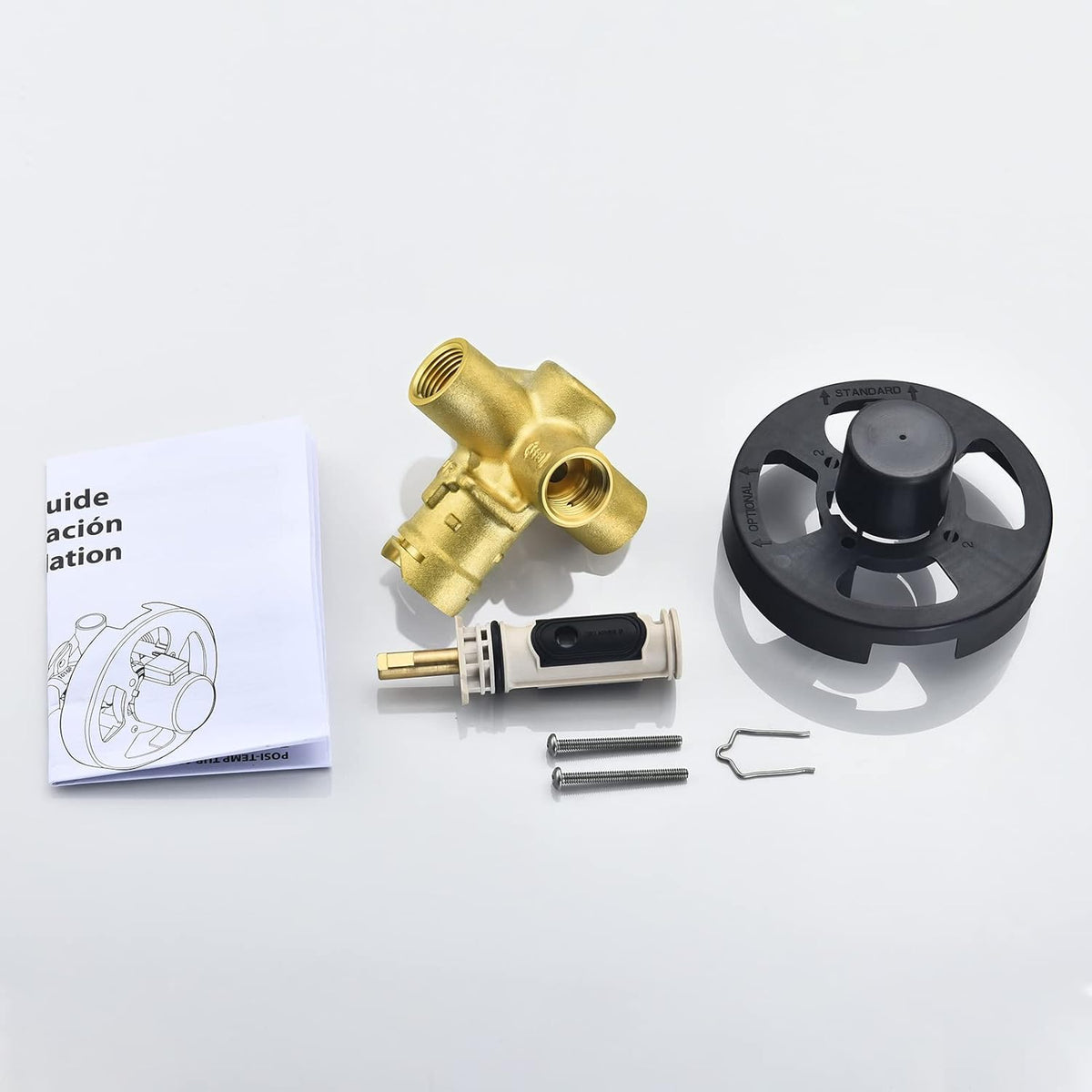 Replacement Pressure Balancing Valve with 1222 Faucet Cartridge and Retainer Clip Y942037