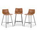 Tan Counter Stool Set of 3 Y8628