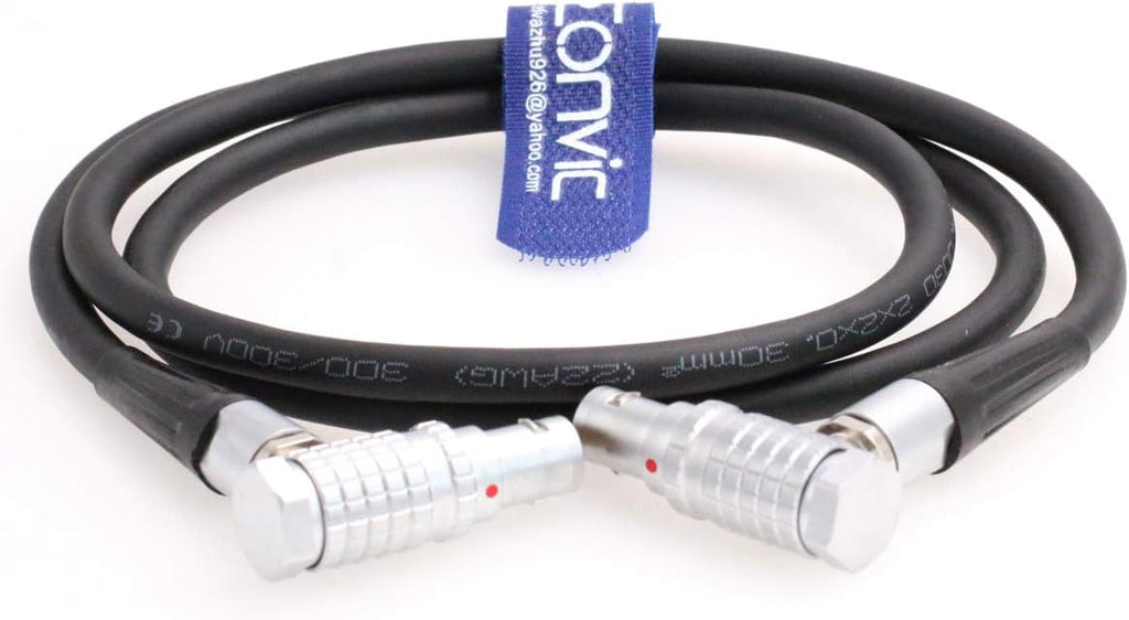 Right Angle 6pin Female Power Cable for Camera F18198