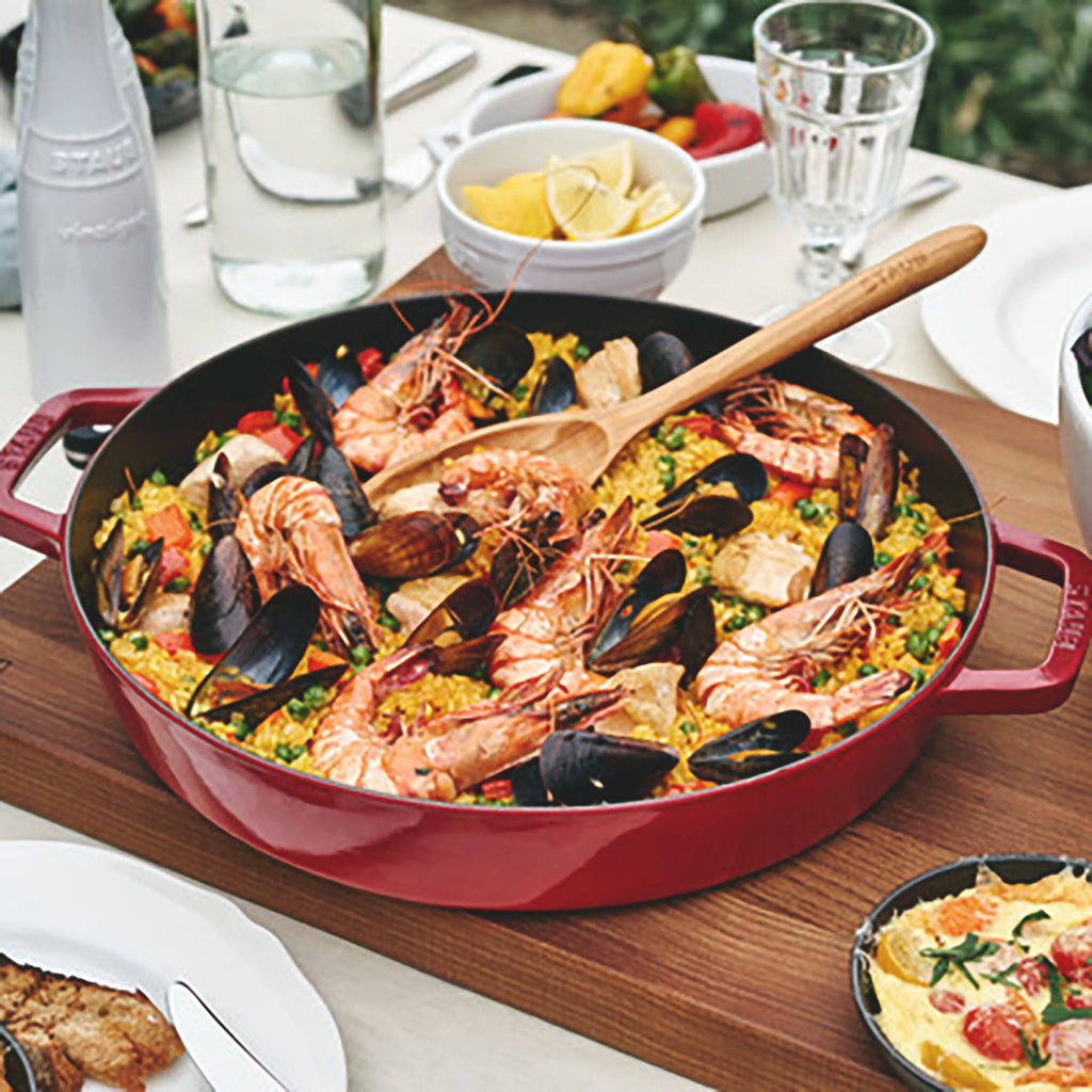 Cherry Cast Iron Double Handle Fry Pan E9781