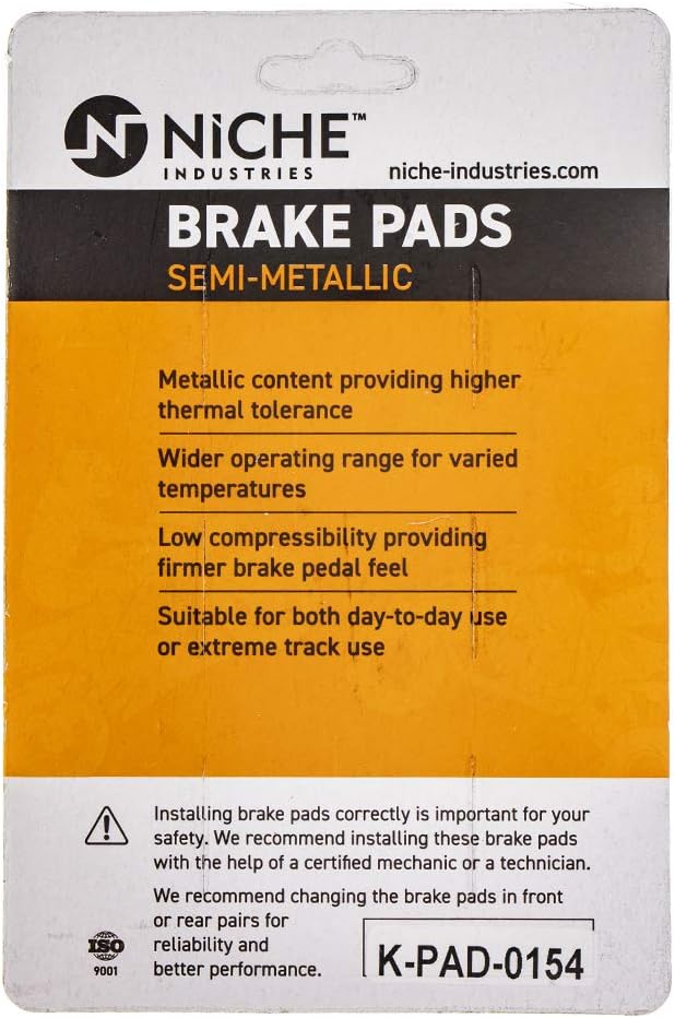 Brake Pad Set Semi-Metallic Pack of 2 D371