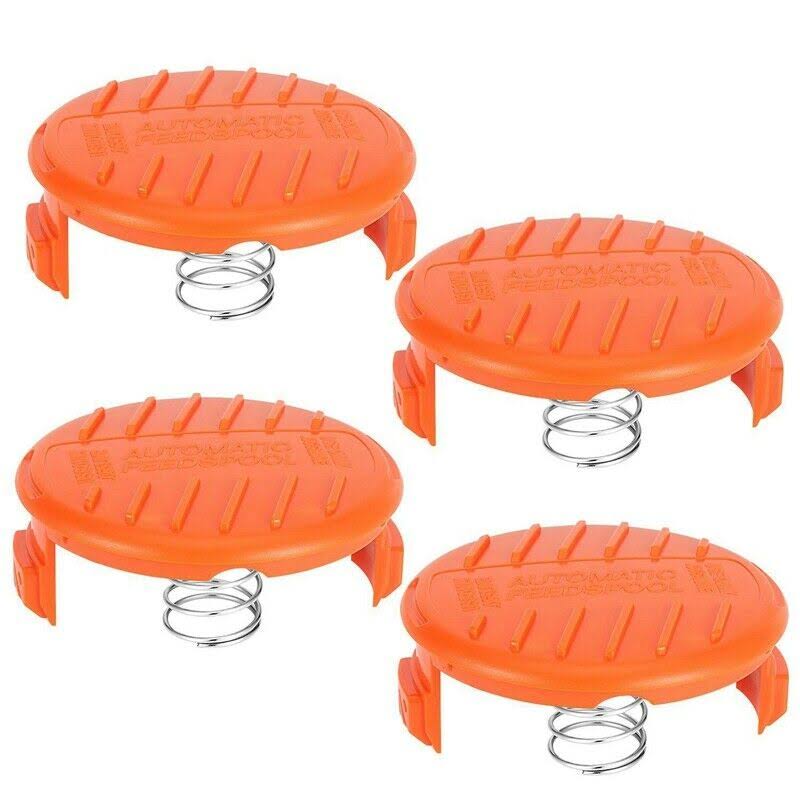 Replacement Spool Cap Covers and Spring for Black-Decker F6605