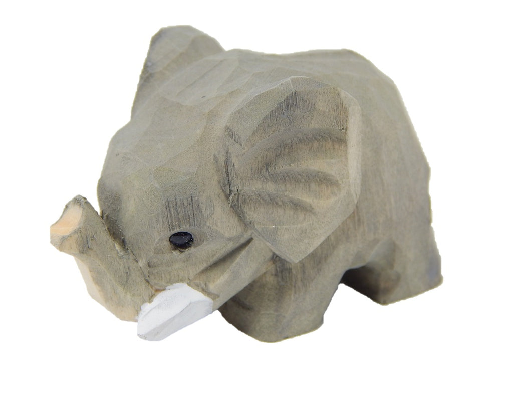 Small 2" Wooden Elephant Figure L1821