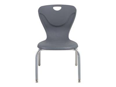 Gray Contour Swivel Glide Chair 4-Pack U87659