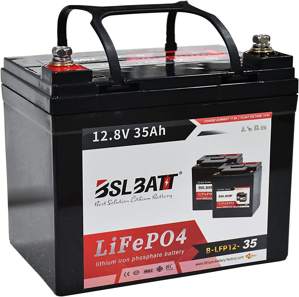 12V 7Amps LiFePO4 Deep Cycle Rechargeable Battery, Pack of 2 F26246