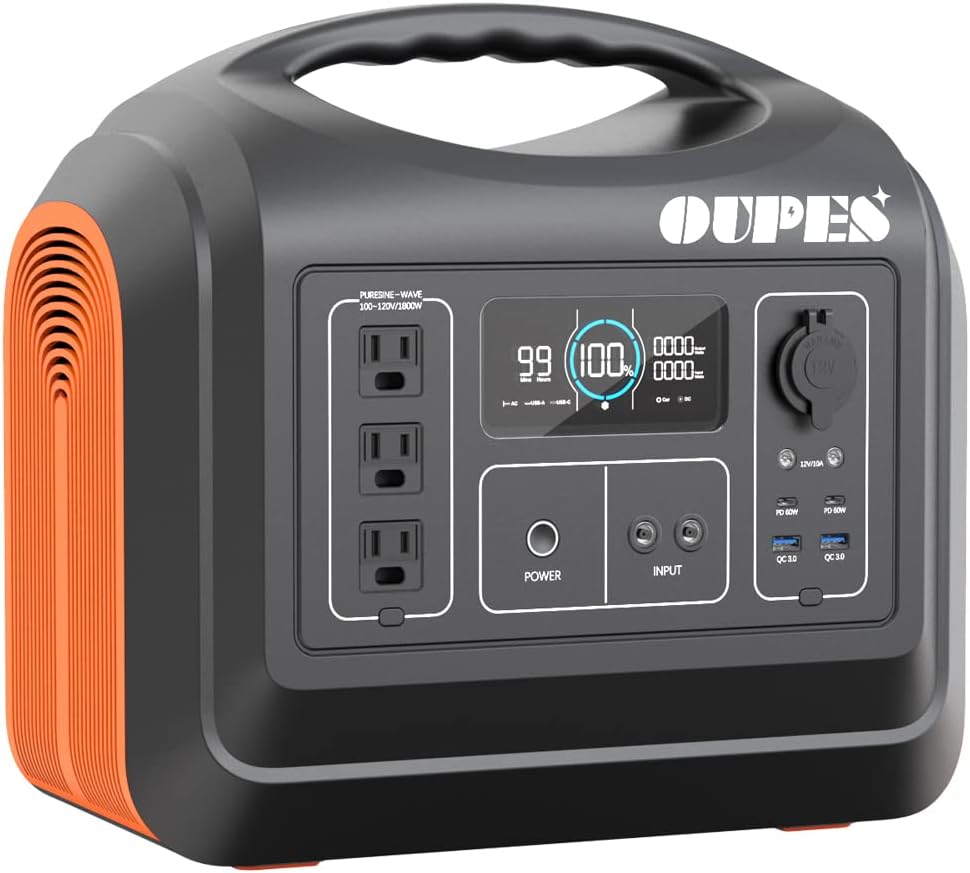 1800W/1488Wh Portable Power Station with 4x100W Solar Panel and LiFePO4 Battery Z3179
