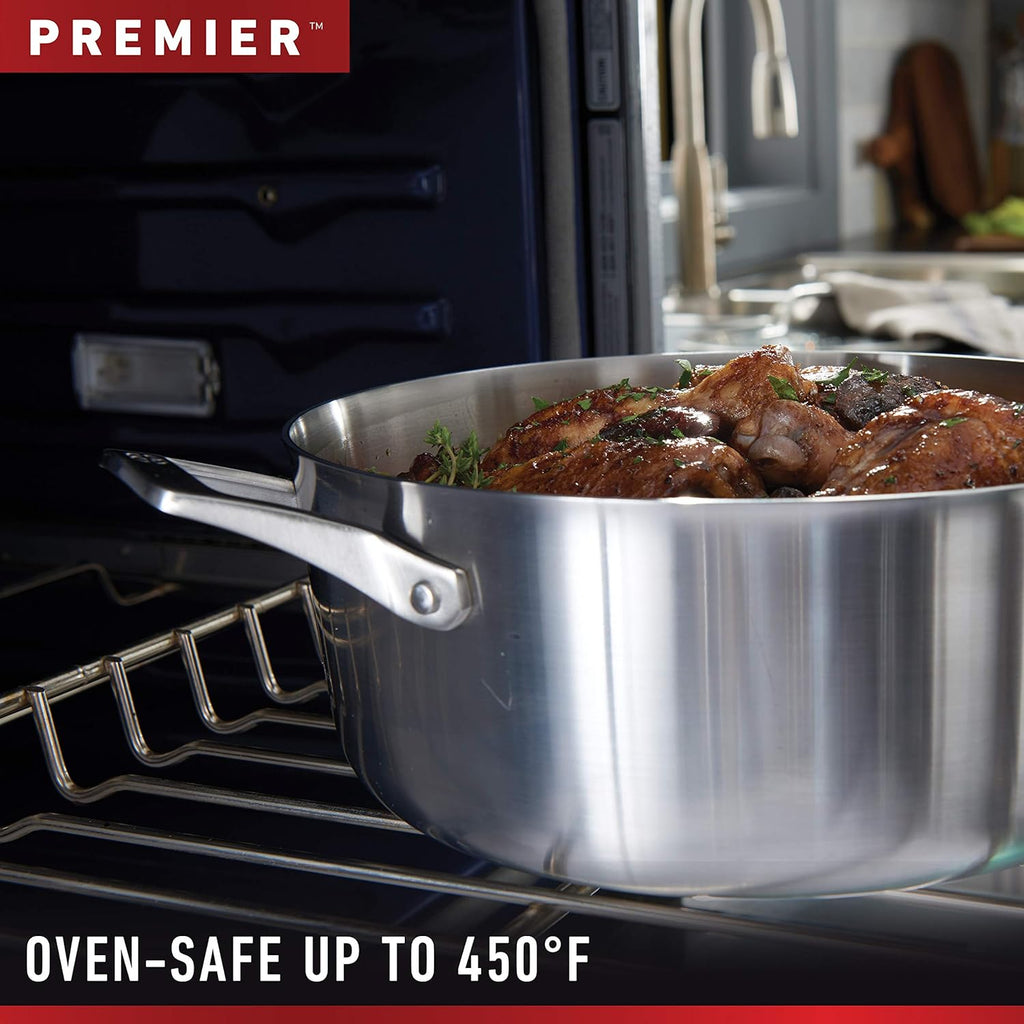8-Piece Stainless Steel Cookware Set I956