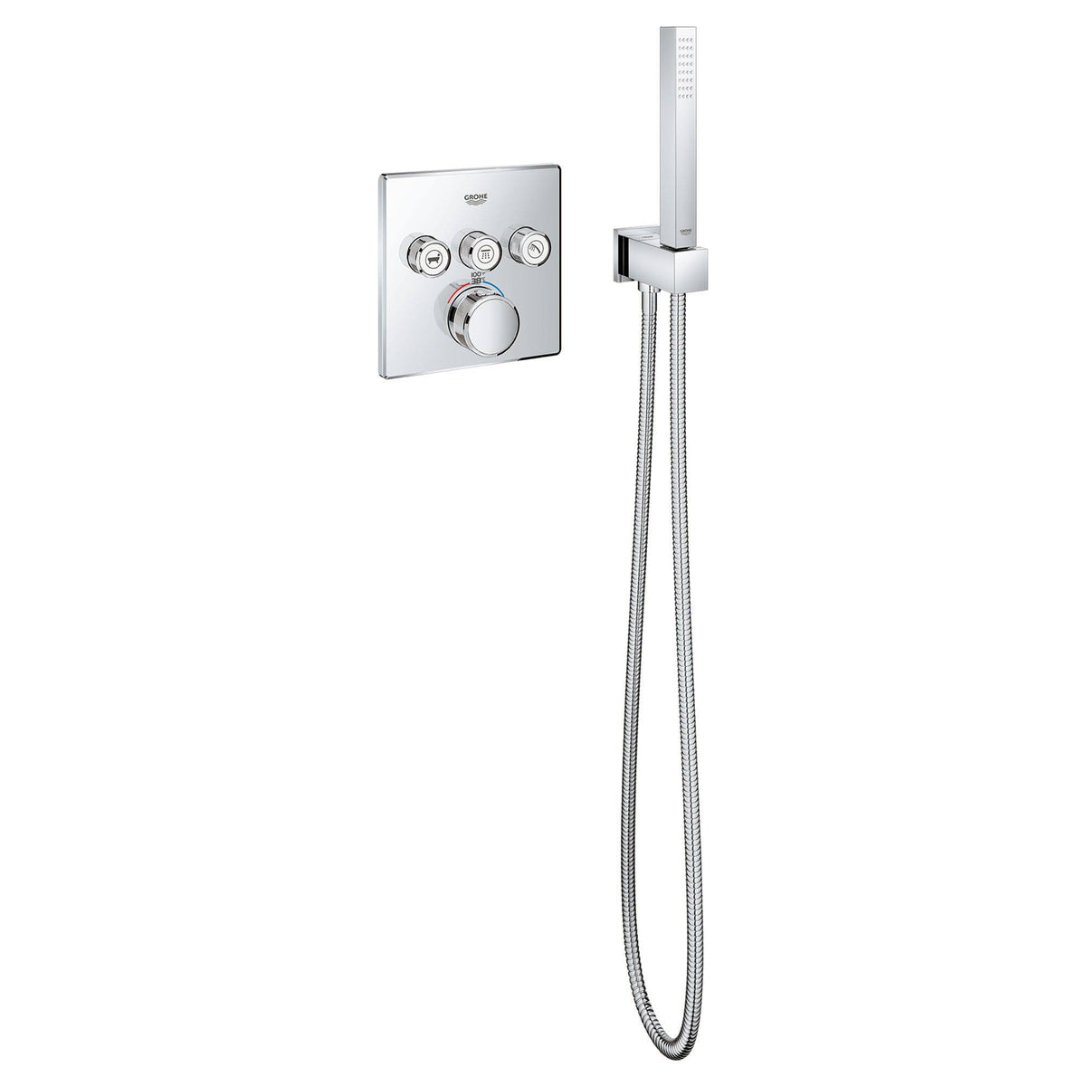 Starlight Chrome Thermostatic Trim with Control Module B40549