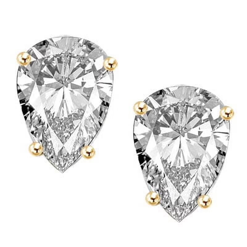 1 Carat Pear Cut Stud Earrings R765208