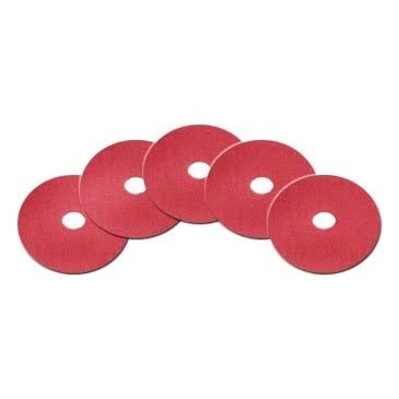 16x22 Red Floor Scrubbing Pads Case of 5 B725