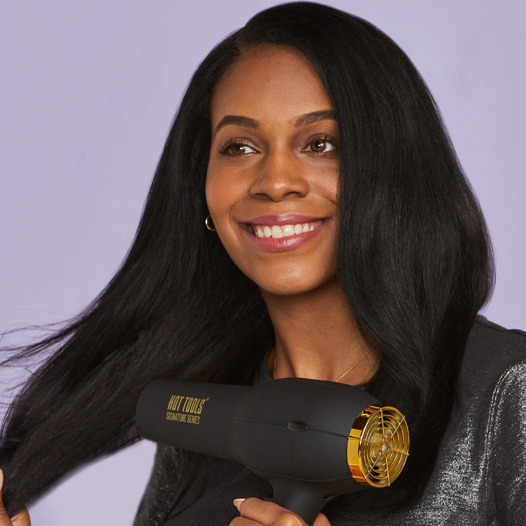 Black 1875W Ionic Hair Dryer J954