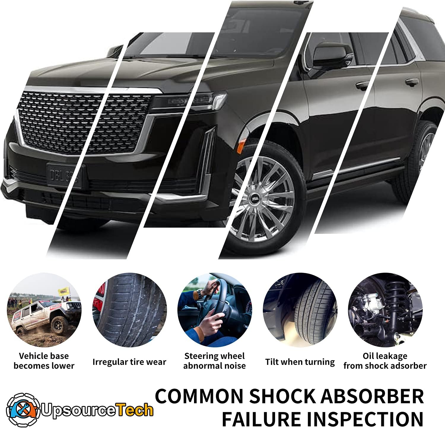 Shock Struts Absorbers w/MRC Pair Front Suspension Strut R2050