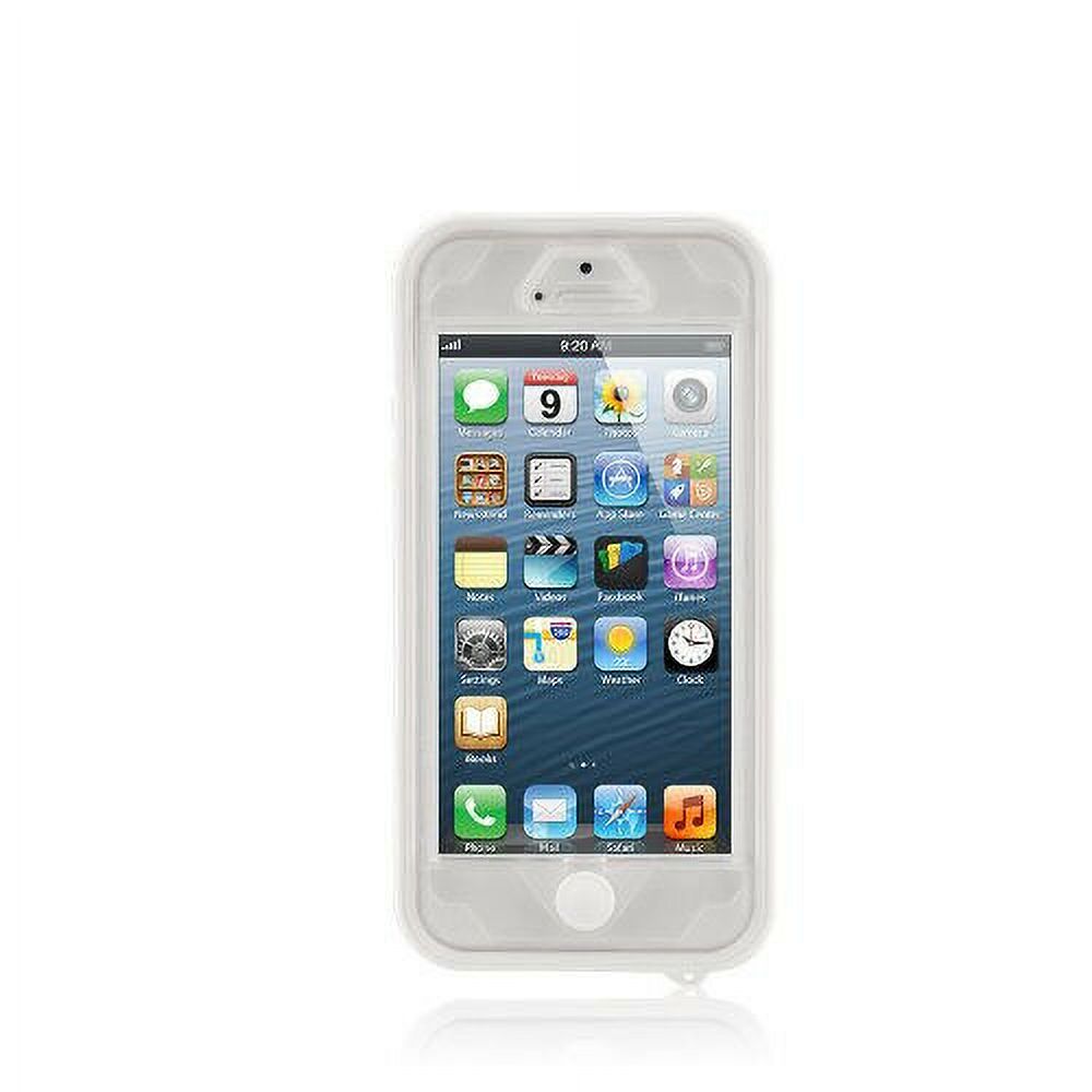 White Clear TPU Hard Case for iPhone 5 5S G653040