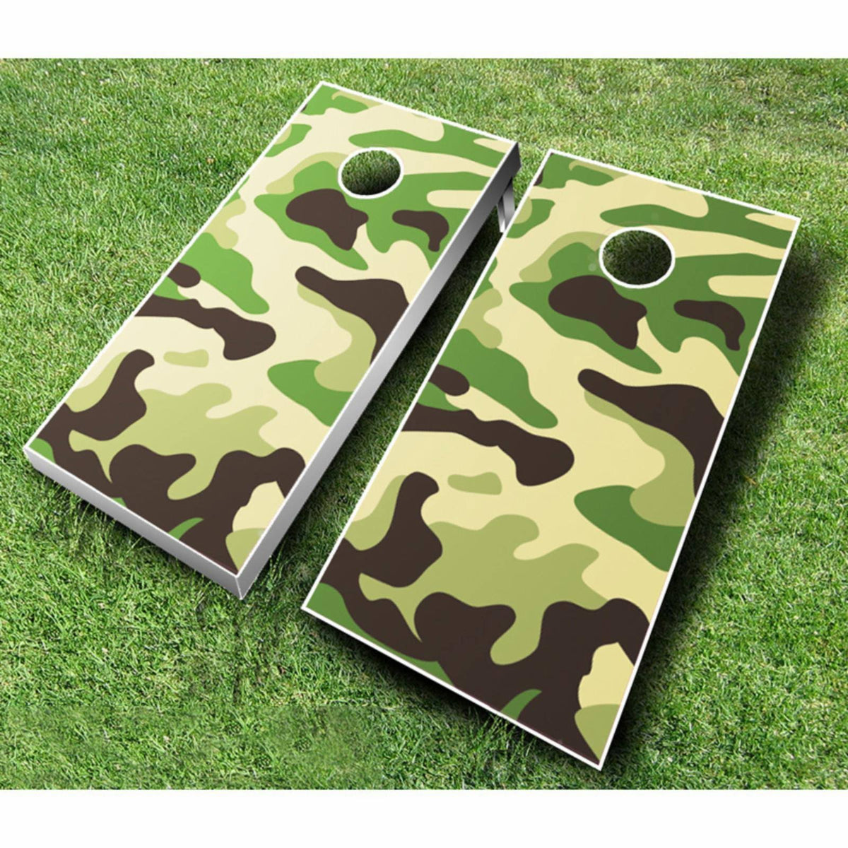 White Kelly Green Cornhole Set I4587