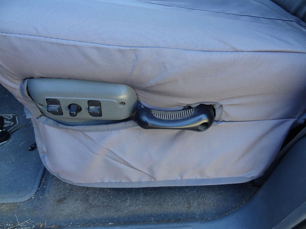 Gray Twill Custom Fit Seat Covers Q5007