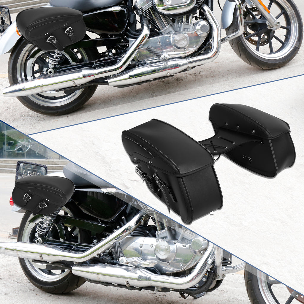 Black Motorbike Saddlebag Tool Bags T573