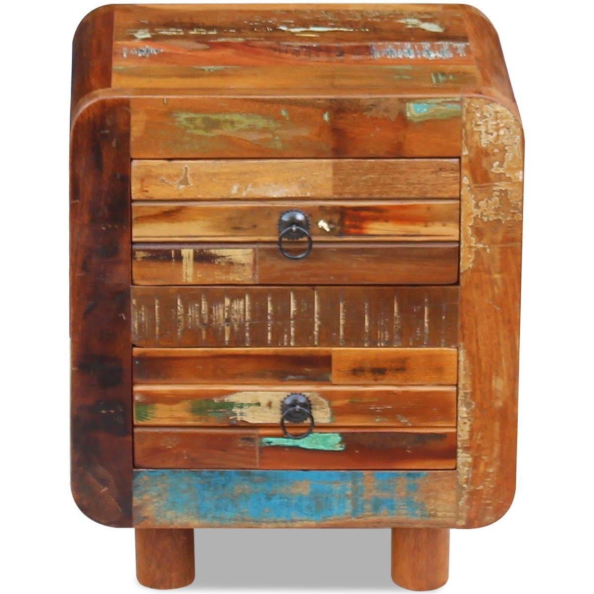 Solid Reclaimed Wood Night Cabinet I185959