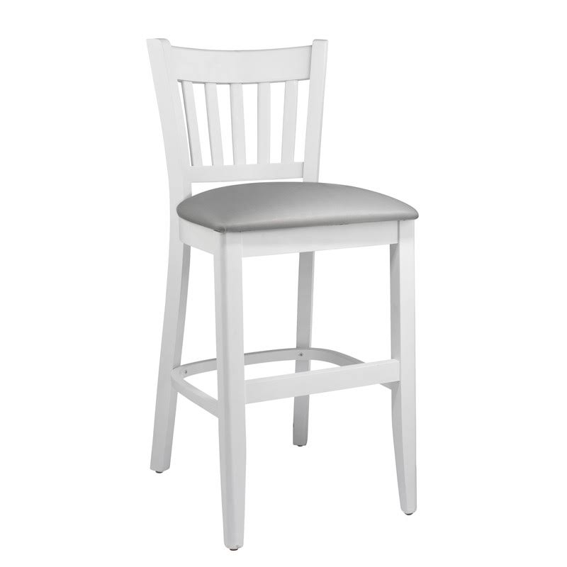 White Vertical Counter Stool G2026
