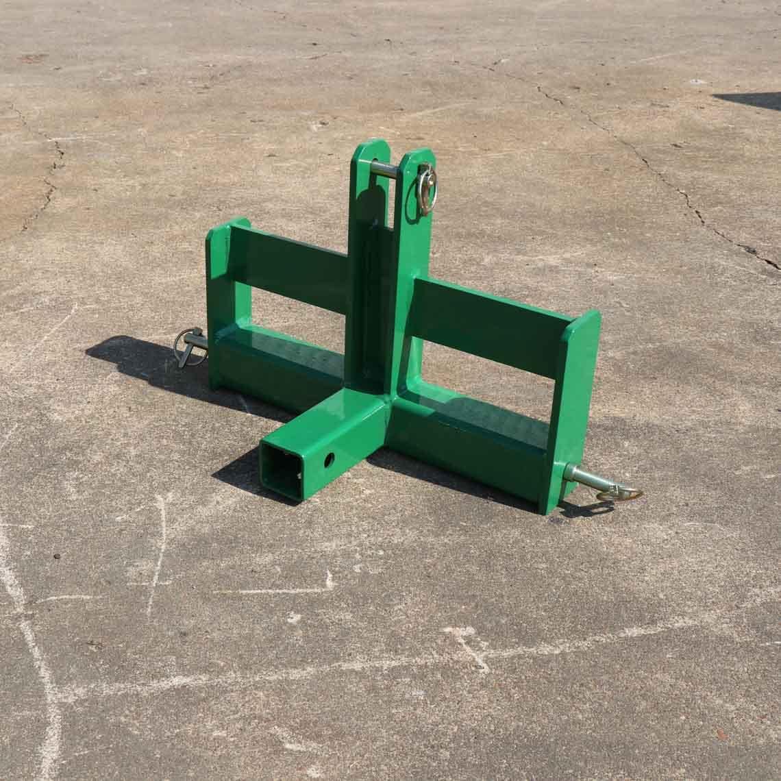 Tractor Drawbar with Suitcase Weight Brackets Green 2 Receiver Cat 0 K359
