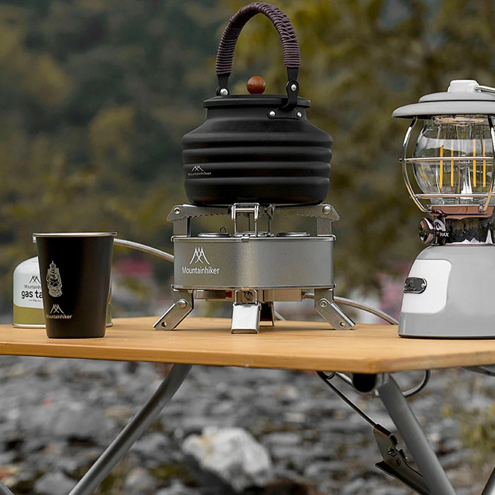 Portable Gas Stove with Electronic Ignition, Foldable Design T95948