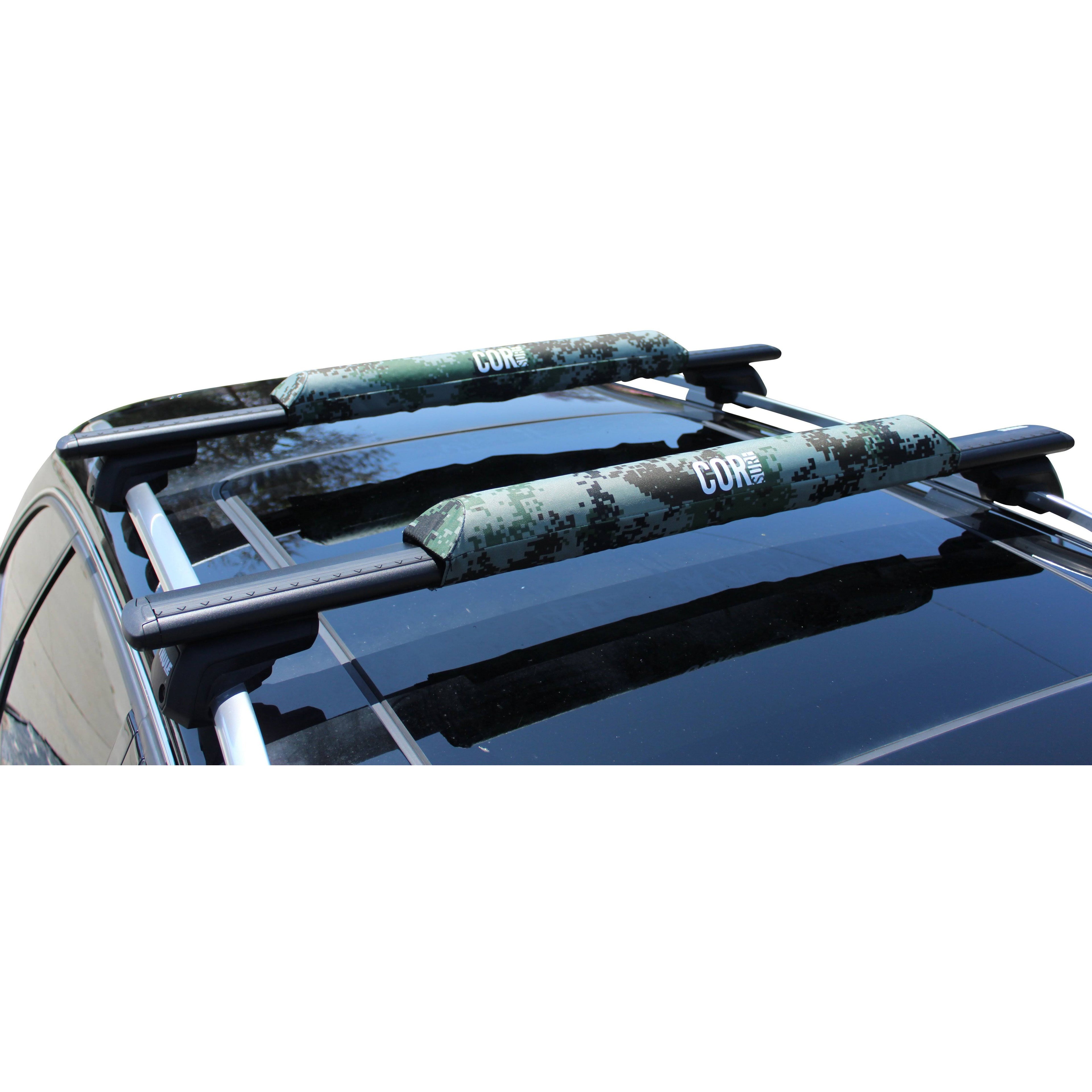 Car Rack Pad and Silicone Tie Down Strap Combo Pack L4203