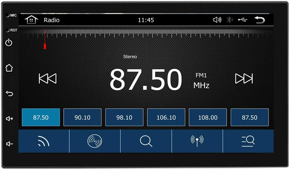 7in Car Stereo Radio Touch Screen Double Dins I12128