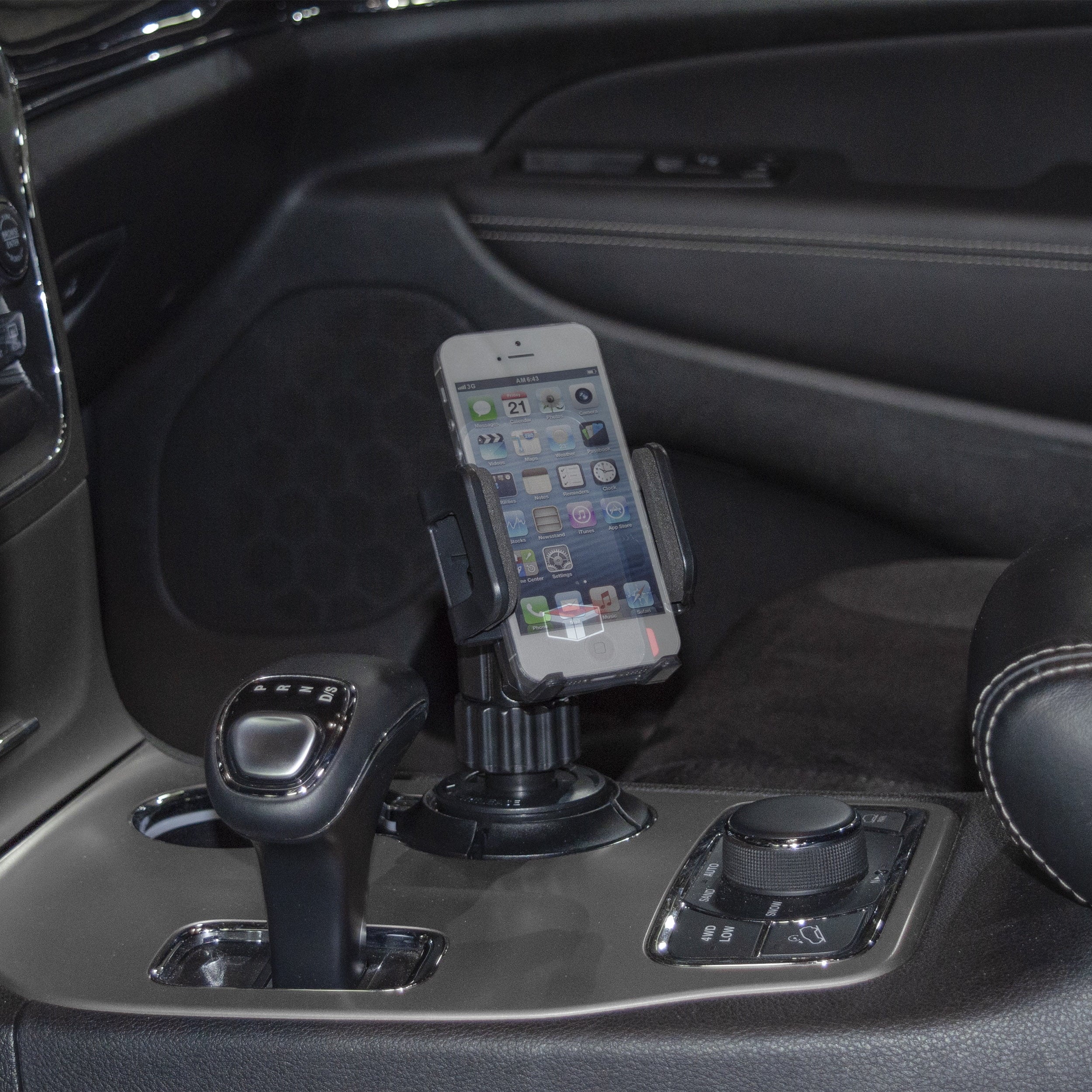 Car Cup Holder Mount, Universal Phone Stand with Adjustable Base K733225