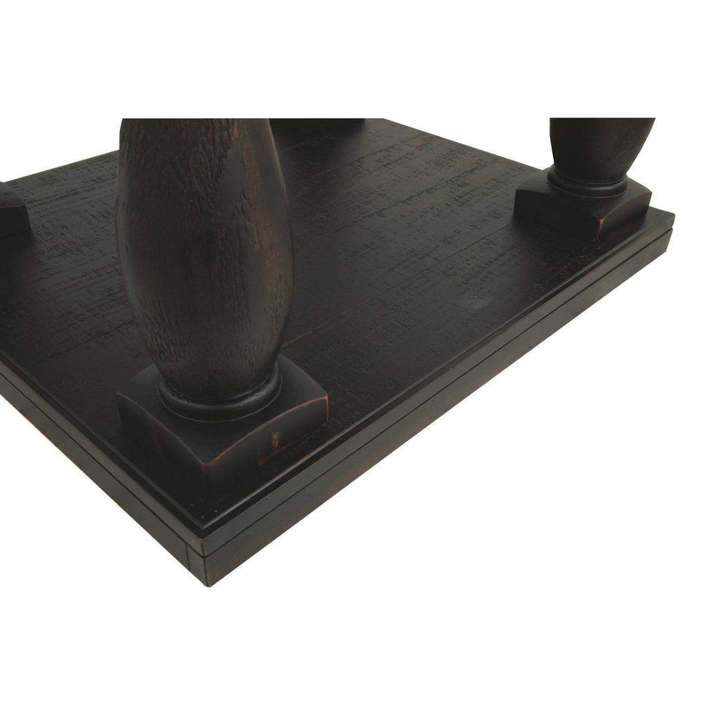 Black Rectangular End Table X2822