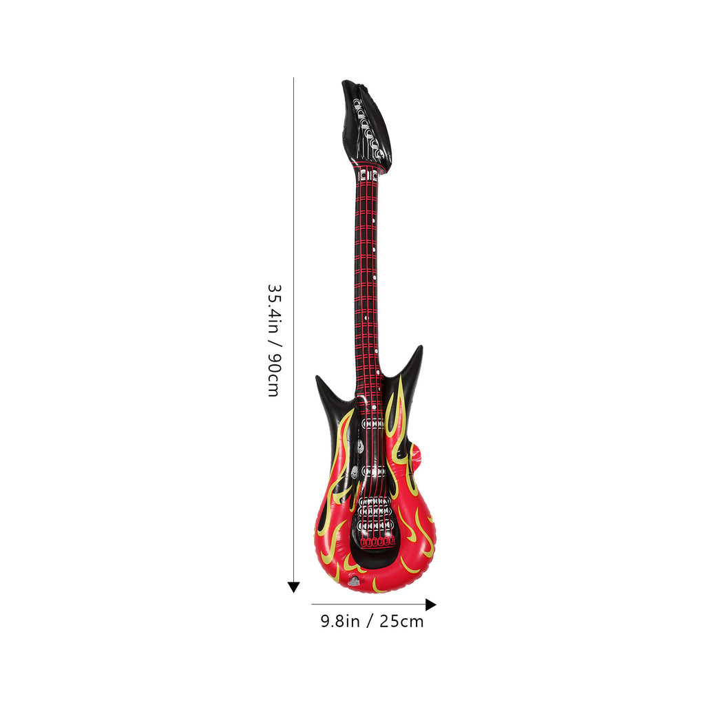 4Pcs Portable Inflatable Toy Guitars U70298