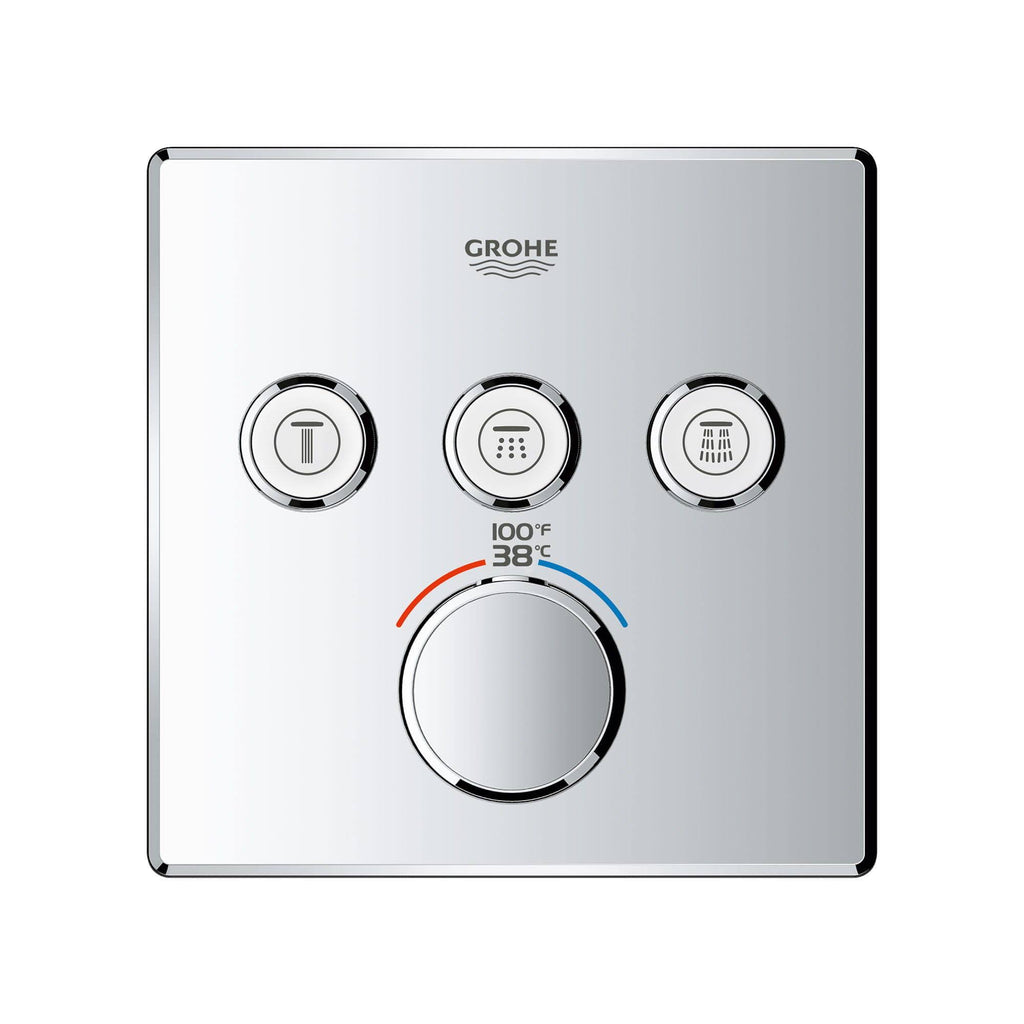 Starlight Chrome Thermostatic Trim with Control Module B40549