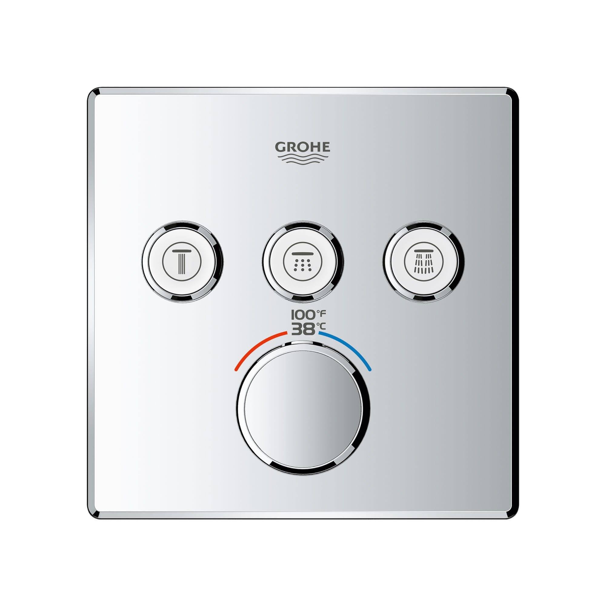 Starlight Chrome Thermostatic Trim with Control Module B40549