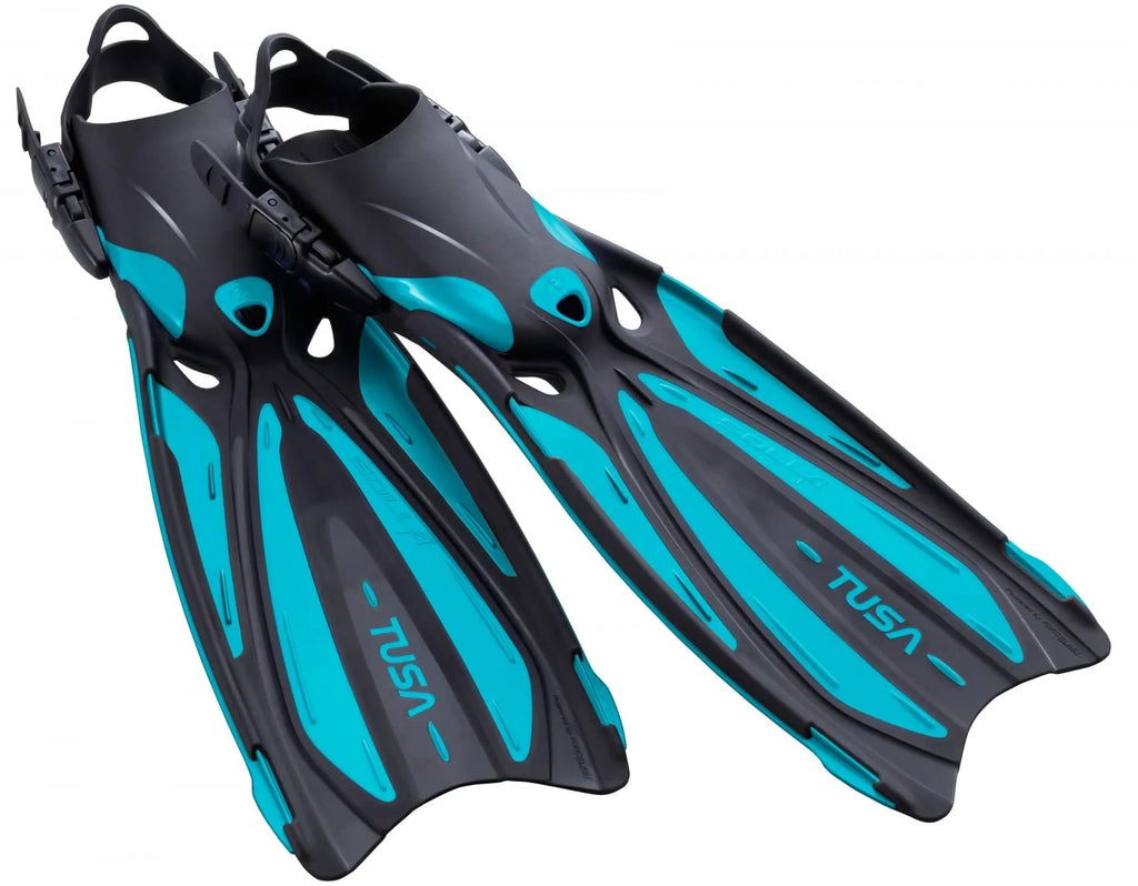Metallic Dark Red Open Heel Scuba Fins I977