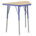 18in x 30in Trapezoid T-Mold Adjustable Activity Table with Standard Swivel Y470946