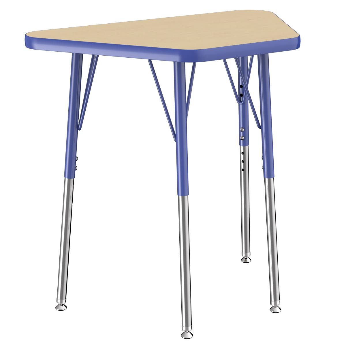 18in x 30in Trapezoid T-Mold Adjustable Activity Table with Standard Swivel Y470946
