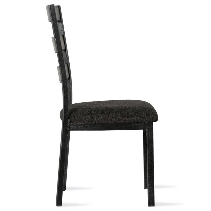 Gray Ladderback Dining Side Chair (Set of 2) C7487