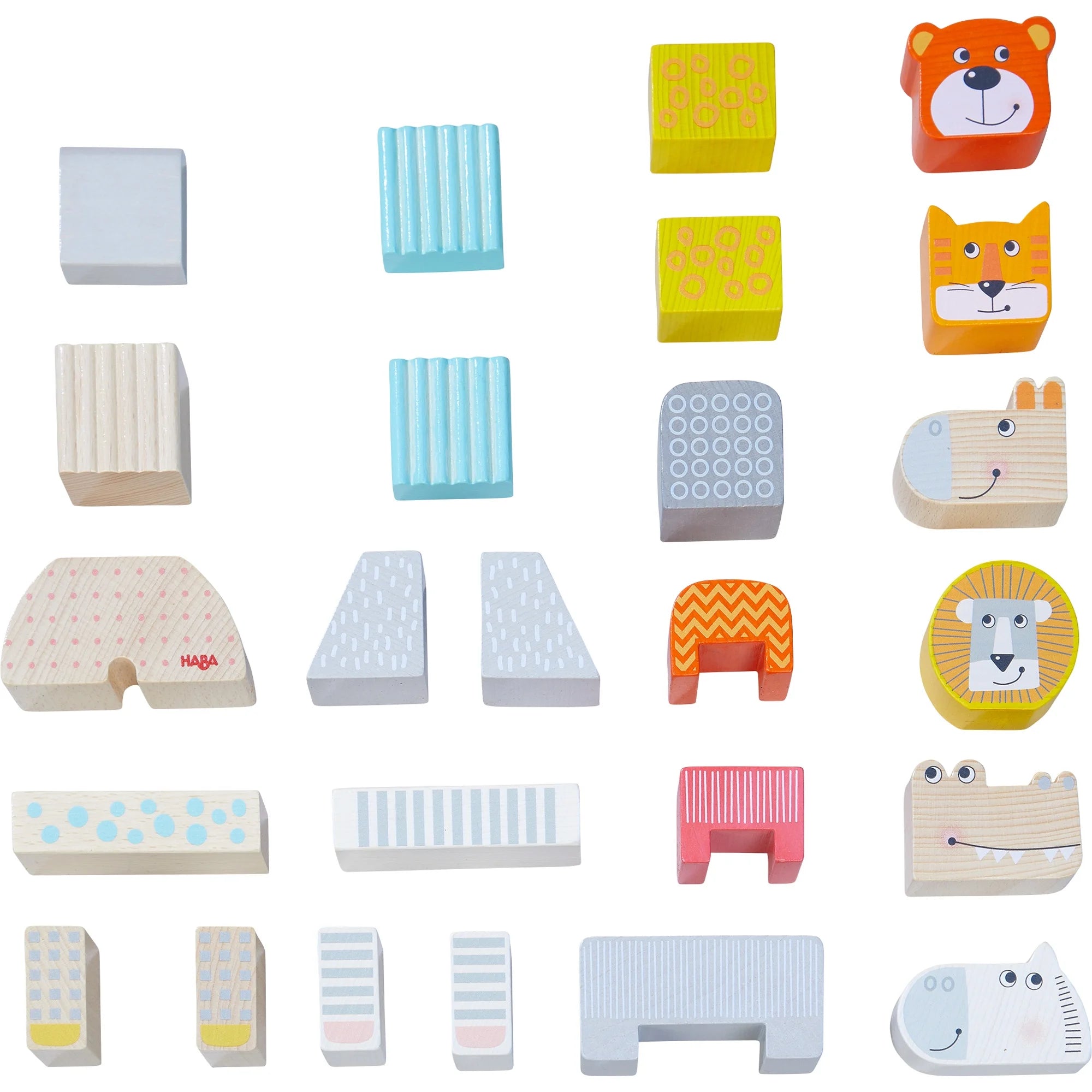 Wooden Blocks - 25 Piece Set J73915