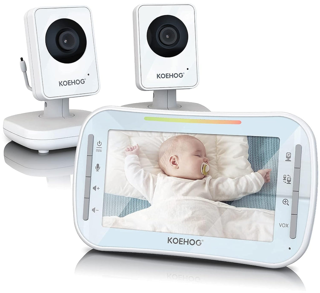 Video Baby Monitor with Auto Night Vision and Temperature Alert Q1520