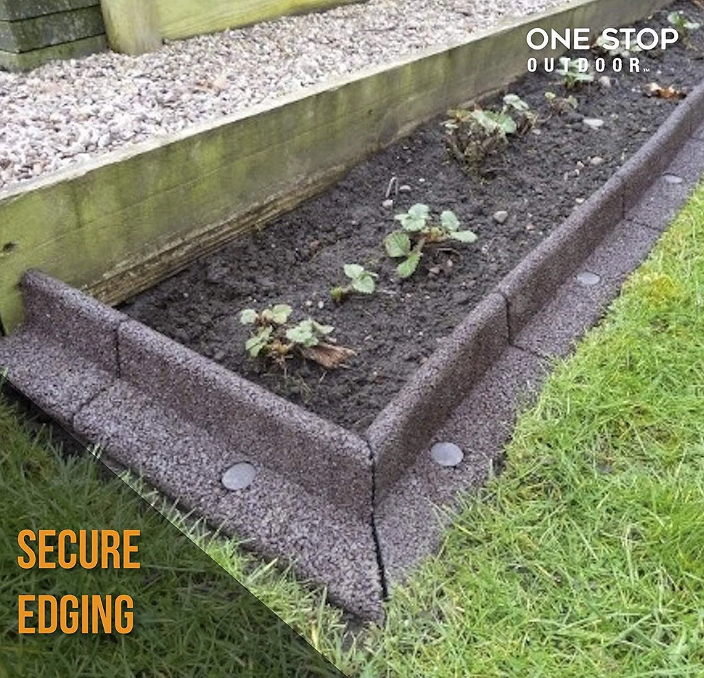 Round Metal Landscape Edging Spikes, 12-Inch Length P81794