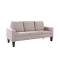 Beige Microfiber Sofa X4927