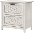 2 Drawer Lateral File Cabinet, Linen White Oak T9488