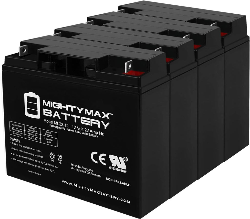 12 Volt 22 AH SLA Battery Pack of 2 D846