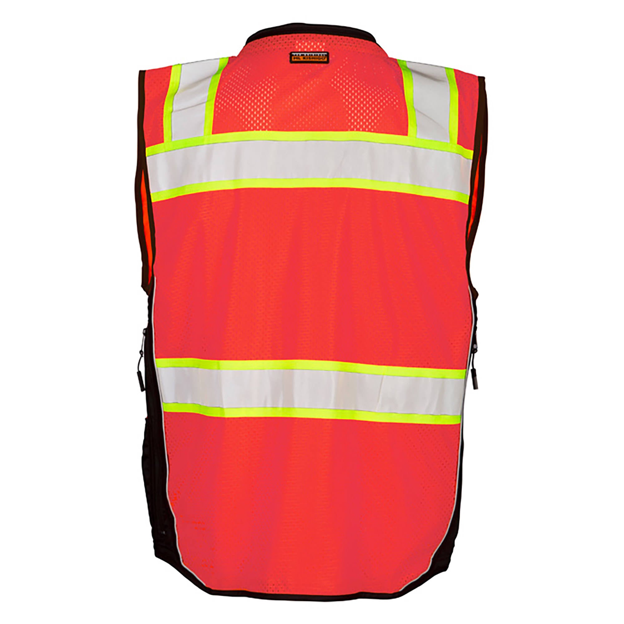 Fluorescent Red Surveyors Vest W61894