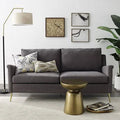 Grey Sofa with Gold Legs K134