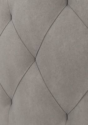 Gray Faux Leather Twin Size Headboard Y30207