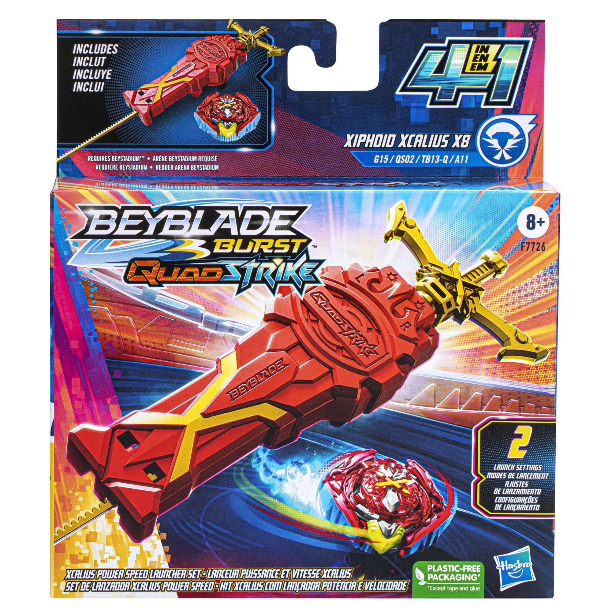 Xiphoid Xcalius X8 Battling Top Set W1270