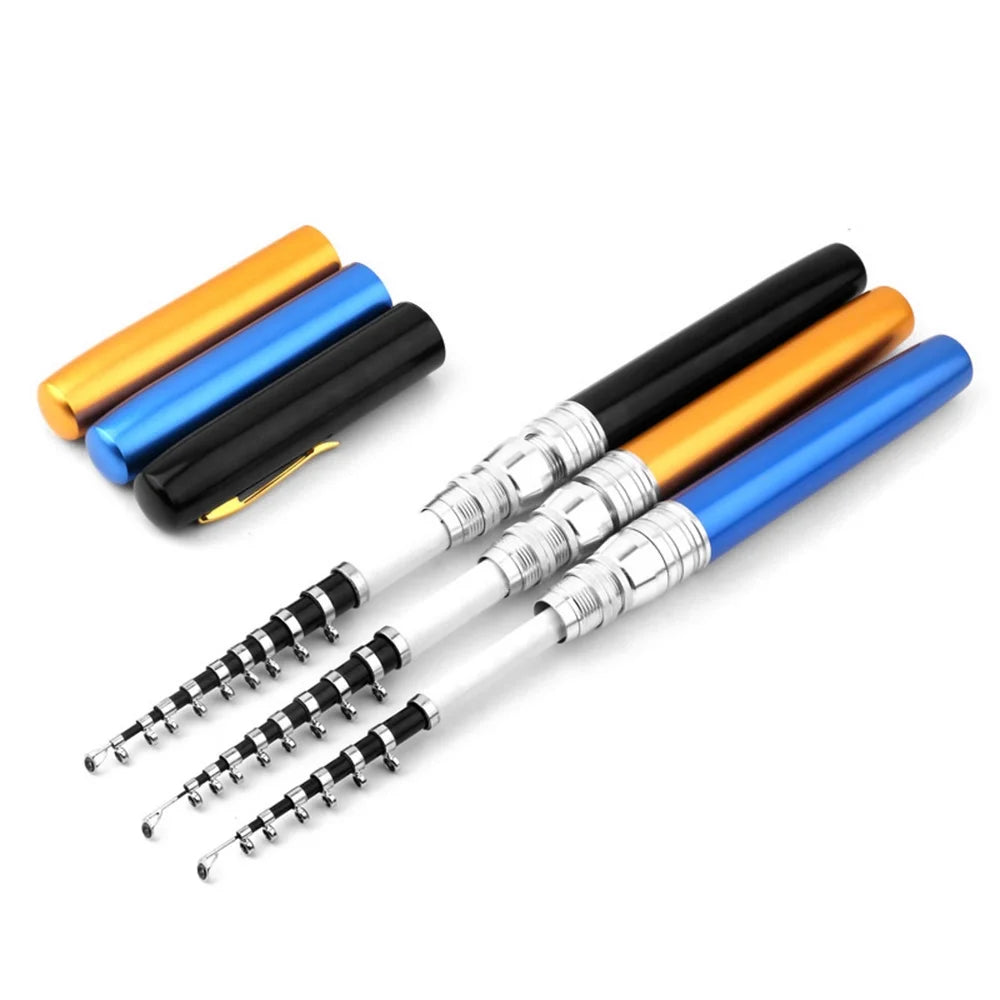 Portable Pen Shape Fishing Rod with Interchangeable Spinning Reel J634177