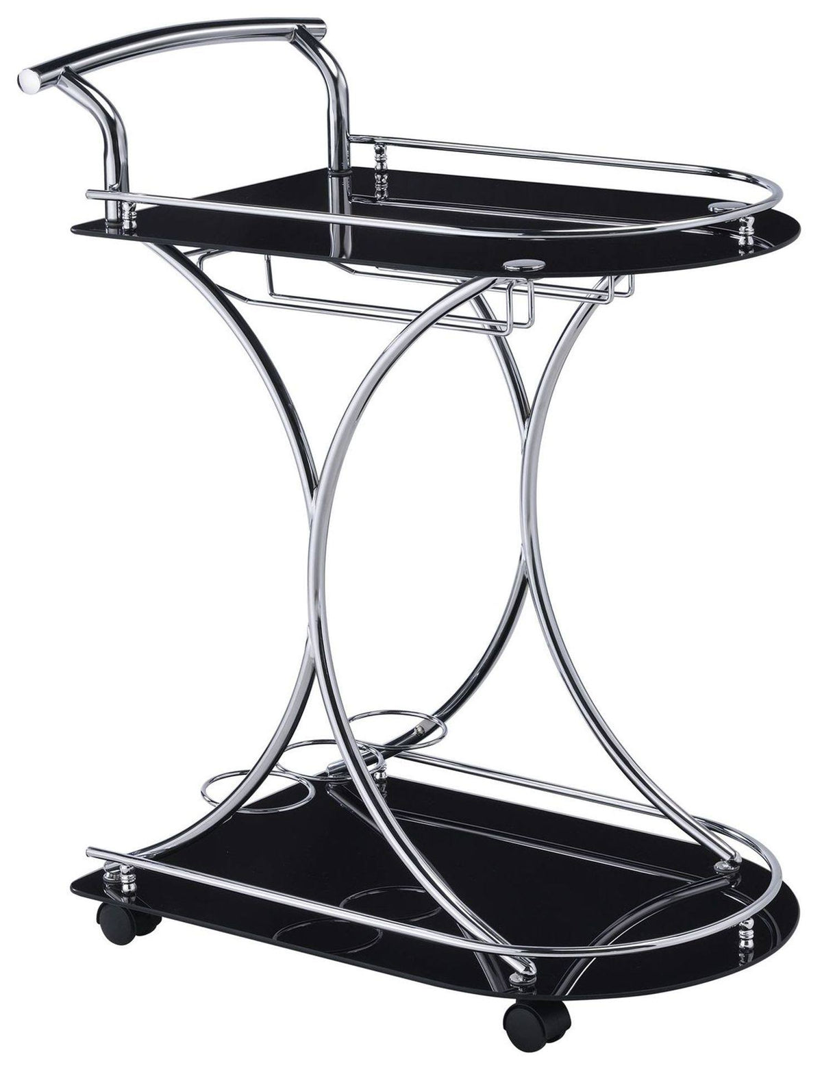 Black Bar Cart Y10605