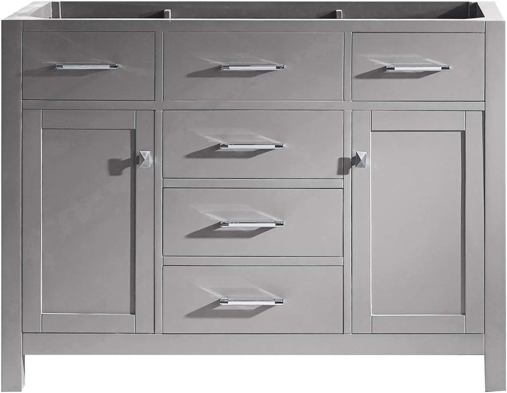 White 48 inch Single Sink Bathroom Vanity Cabinet E95976